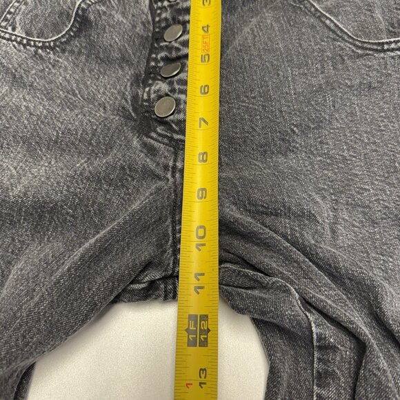 Rachel Comey Jeans Womens 00 27x25 Black Buckle Back Button Fly - Picture 9 of 12